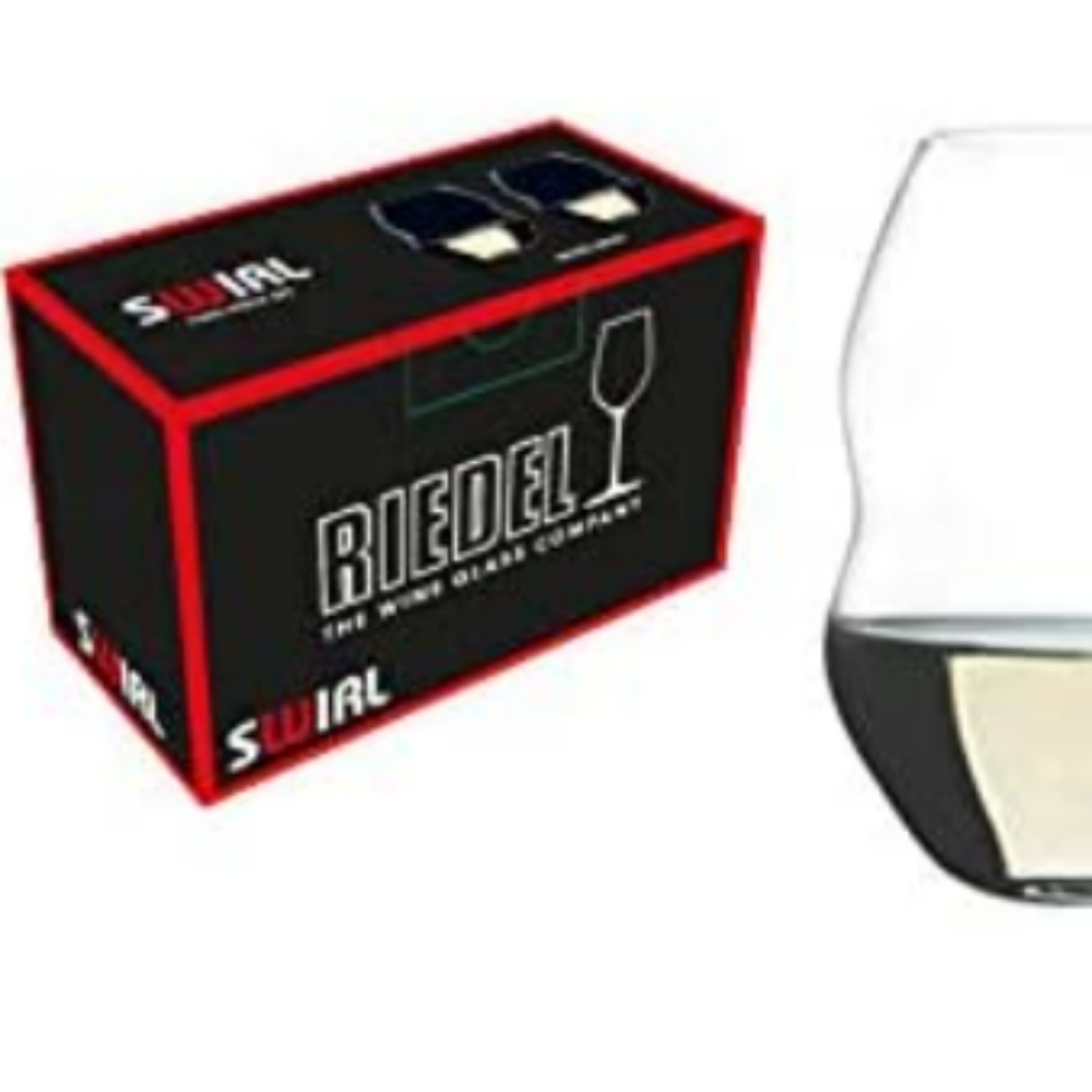 Riedel swirl white wine glasses set of 2 new in box